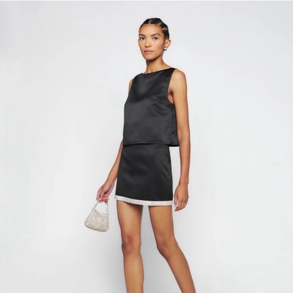 Reformation Tatiana Crystal Skirt
